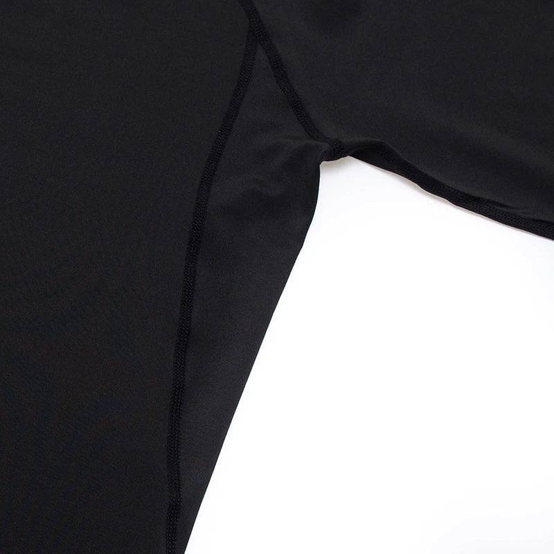 Camiseta de compresión para correr para hombre, camisetas deportivas de manga larga, sudadera para gimnasio y Fitness, chándal para correr, camisetas atléticas para hombre