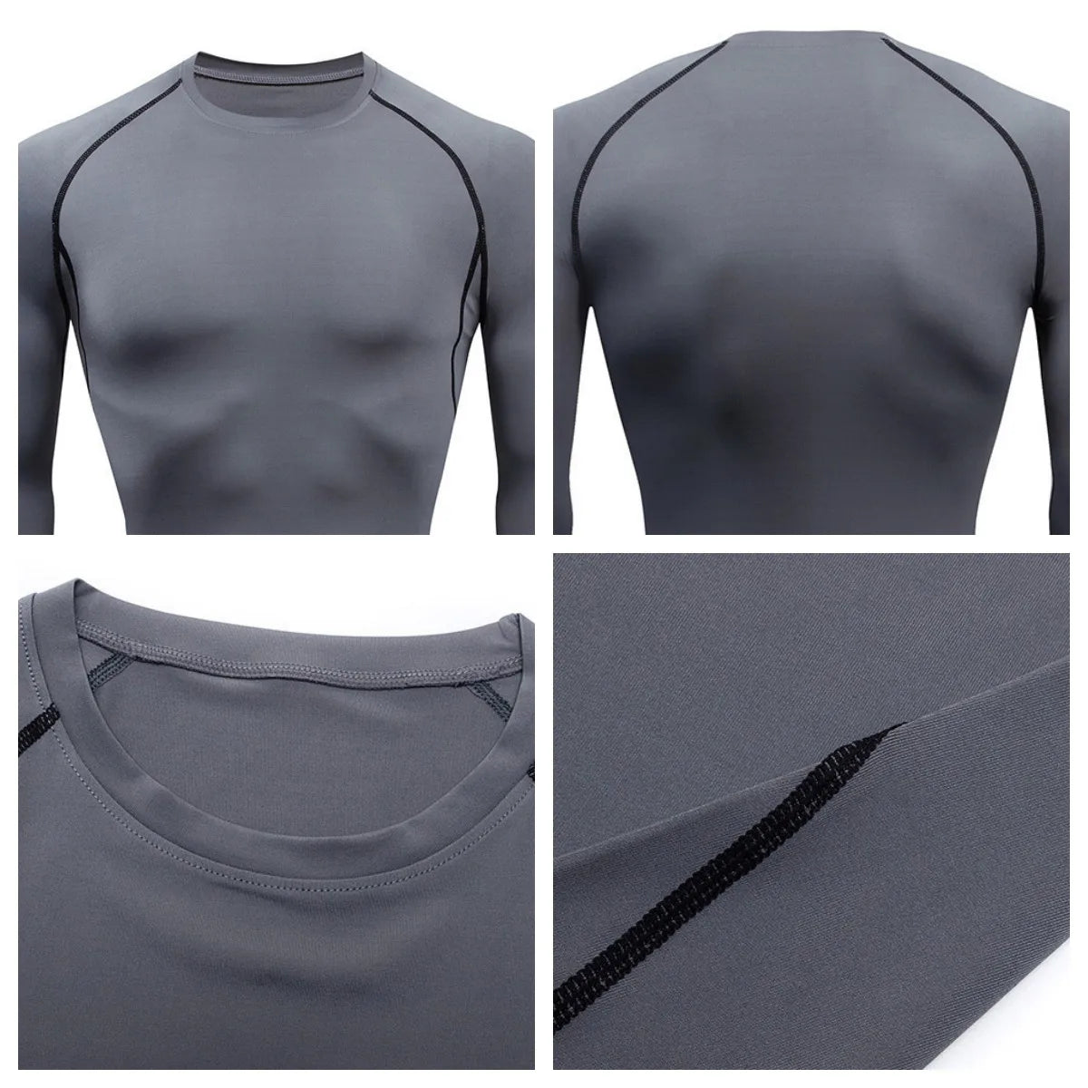 Camiseta deportiva Dry Fit de alta calidad para hombre, camiseta deportiva para gimnasio y Fitness MMA, camiseta para correr, compresión, transpirable, Rashguard integral