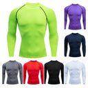 Camiseta deportiva Dry Fit de alta calidad para hombre, camiseta deportiva para gimnasio y Fitness MMA, camiseta para correr, compresión, transpirable, Rashguard integral