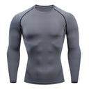 Camiseta deportiva Dry Fit de alta calidad para hombre, camiseta deportiva para gimnasio y Fitness MMA, camiseta para correr, compresión, transpirable, Rashguard integral