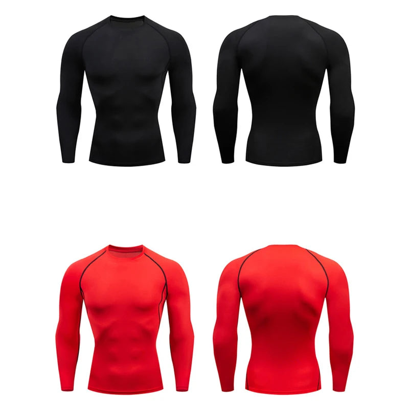 Camiseta deportiva Dry Fit de alta calidad para hombre, camiseta deportiva para gimnasio y Fitness MMA, camiseta para correr, compresión, transpirable, Rashguard integral