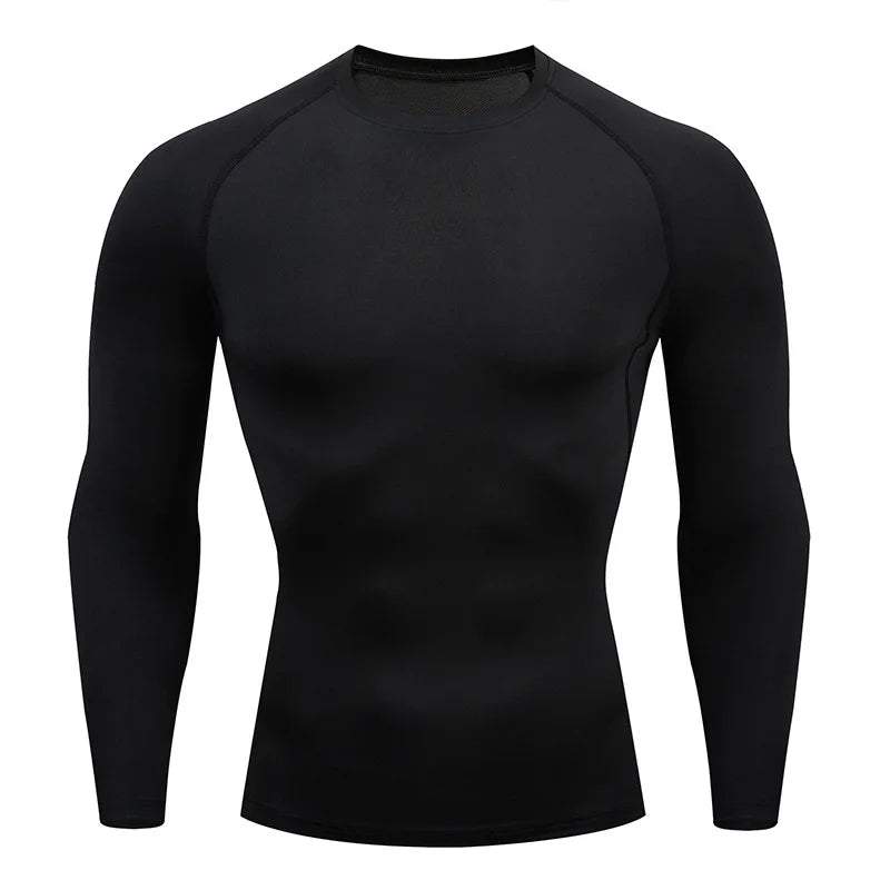 Camiseta deportiva Dry Fit de alta calidad para hombre, camiseta deportiva para gimnasio y Fitness MMA, camiseta para correr, compresión, transpirable, Rashguard integral
