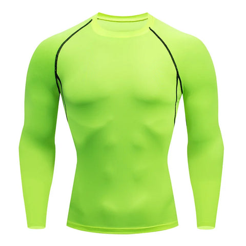 Camiseta deportiva Dry Fit de alta calidad para hombre, camiseta deportiva para gimnasio y Fitness MMA, camiseta para correr, compresión, transpirable, Rashguard integral