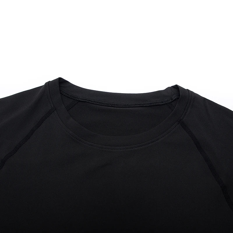 Camiseta de compresión para correr para hombre, camisetas deportivas de manga larga, sudadera para gimnasio y Fitness, chándal para correr, camisetas atléticas para hombre